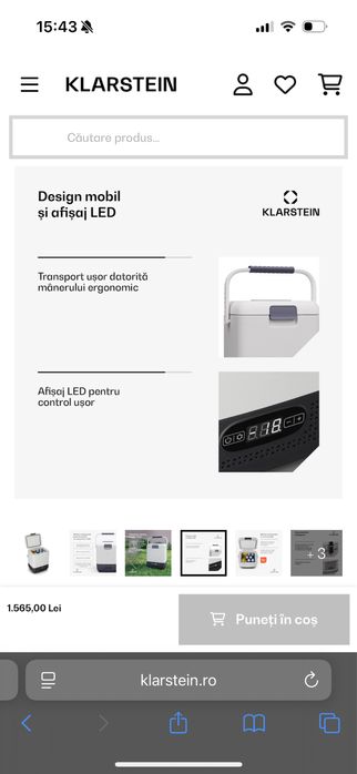 Frigider/Congelator Auto Klarstein 12L