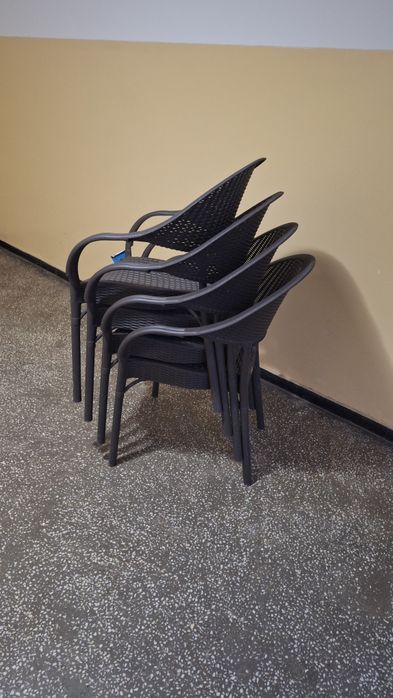 Scaune de gradina imitatie ratan