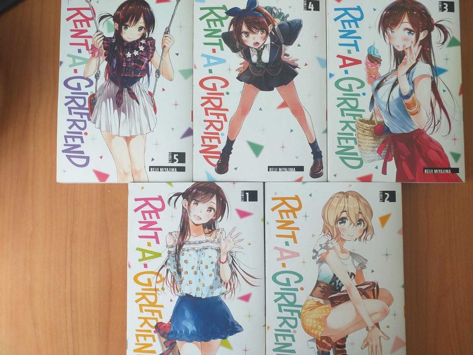 Manga Rent a Girlfriend de vanzare, primele 5 volume