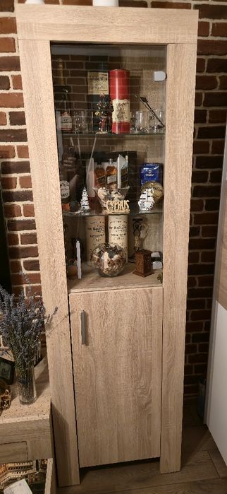 Mobilier living / set - 2vitrine turn + comoda tv + polita