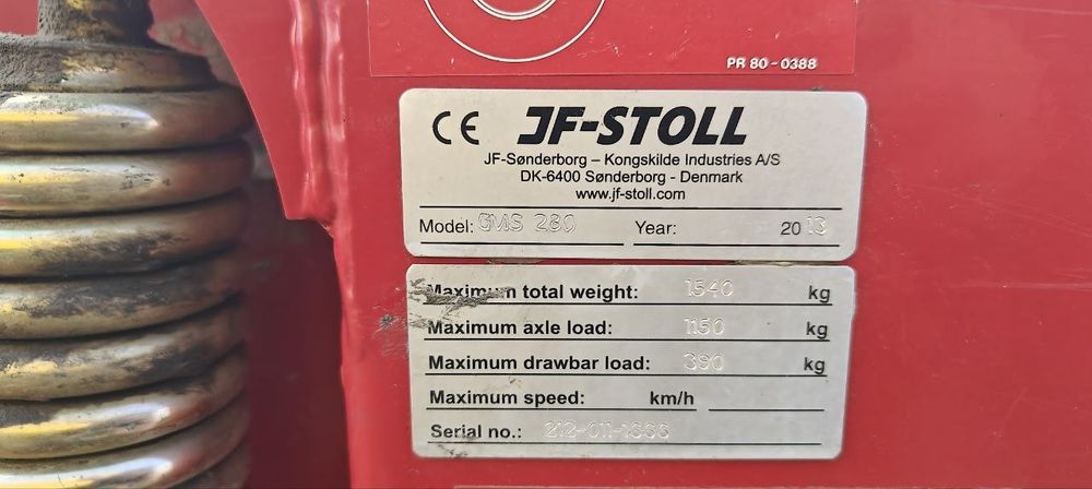 Роторная косилка 320 см JF-STOLL