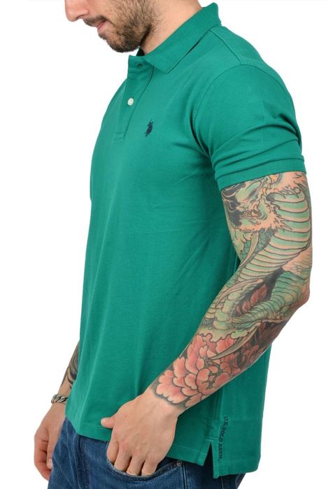 U.S. Polo Green Polo Tshirt XL