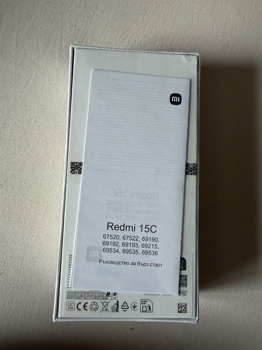 Запечатан xiaomi redmi 15c 256gb