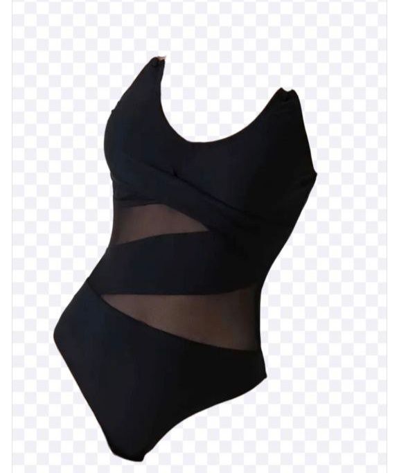 Женский однотонный купальник