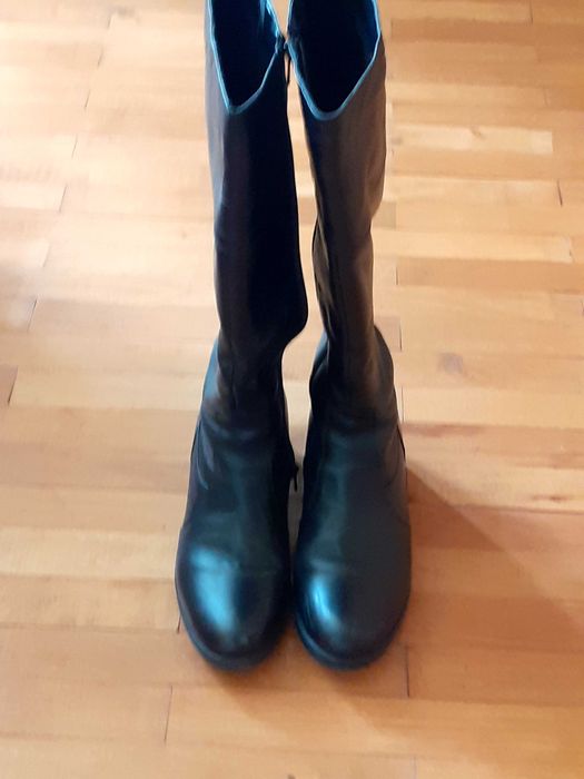 Cizme inalte, piele