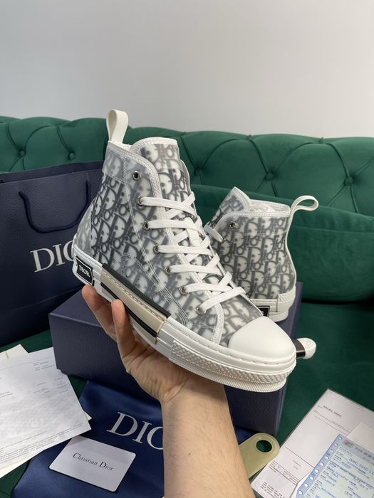 Adidasi Dior B23 piele naturala Full Box colectie noua