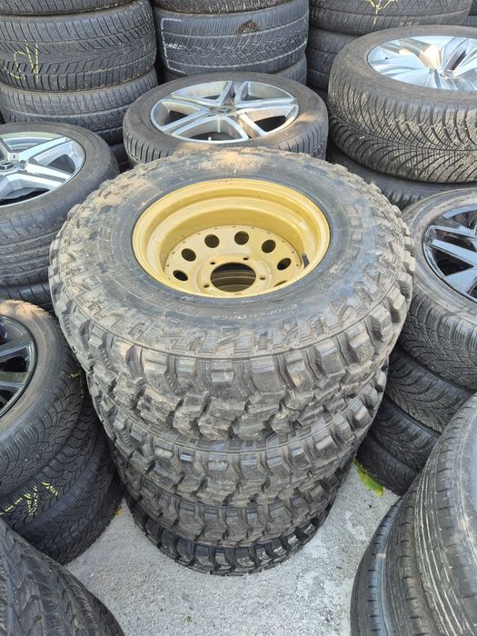 4 ROTI Jante + Anvelope 5x139.7 - SUZUKI Vitara Mitsubishi Pajero - 31X10.50R15 - Anvelope NOI M/T M+S NOI !