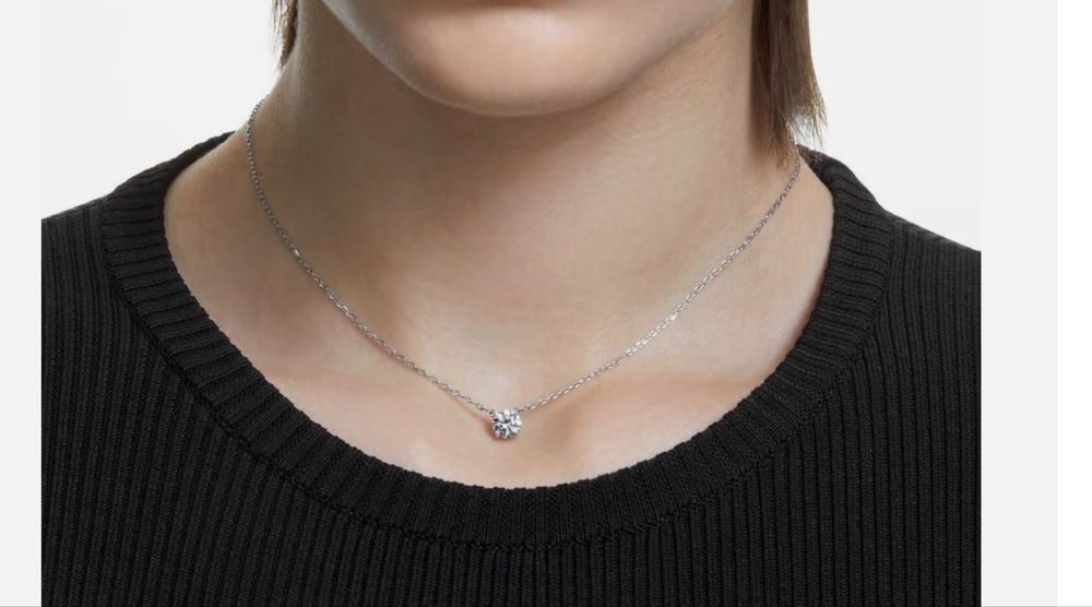 Swarovski -колие Attract Round Necklace- сертификат