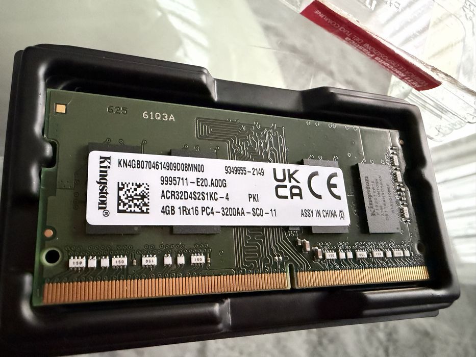 Memorie RAM Kingston 4Gb ram ddr4 3200mhz Sodimm
