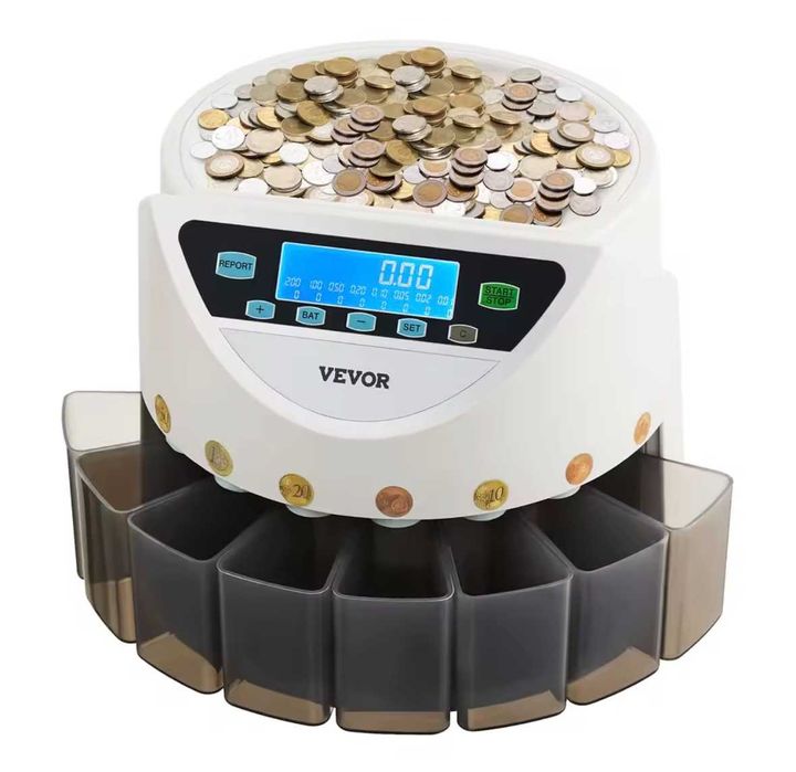 Сортировъчна и броячна машина за евро монети / 147-монети/мин