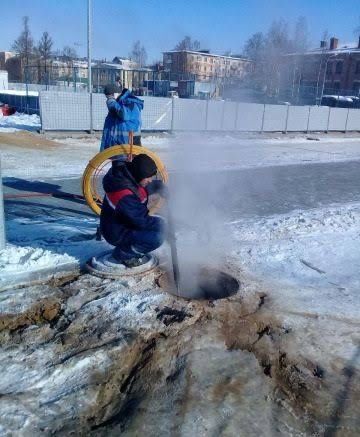 Отогрев труб парогенератором разморозка труб