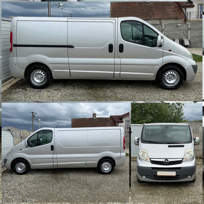 Opel Vivaro Lung  2010 - 2.5 CDTI - 115 CP - Navigatie - A/C - 3 Locuri + Marfa