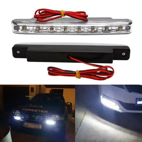 Лед Дневни Светлини с 8 Диода- 2бр. А-3139