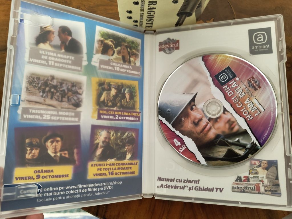 Razboi si Dragoste Sergiu Nicolaescu filme romanesti CD Adevarul Runcu •  OLX.ro