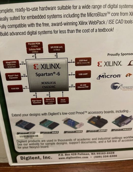 Отладочная плата Digilent nexys 3