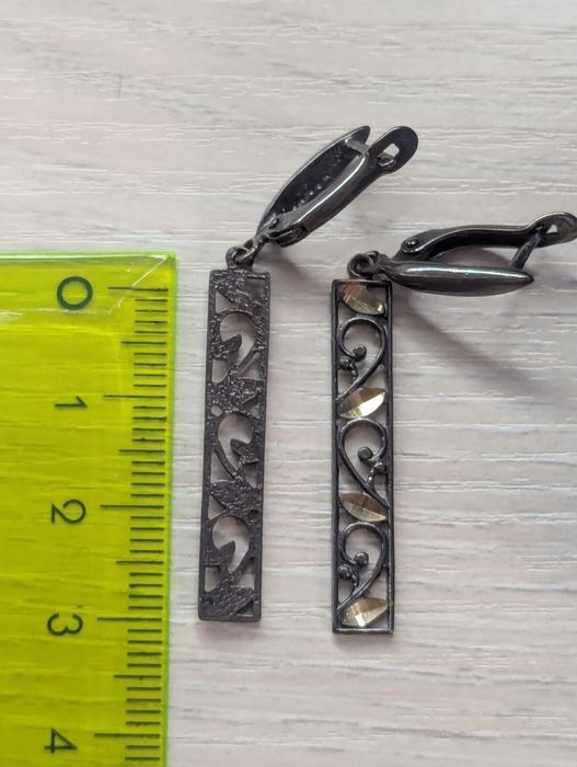 серьги серебро 925