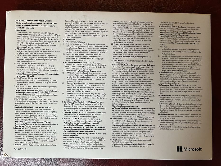 Windows 10 Pro OEM – licență originală Microsoft – SIGILAT