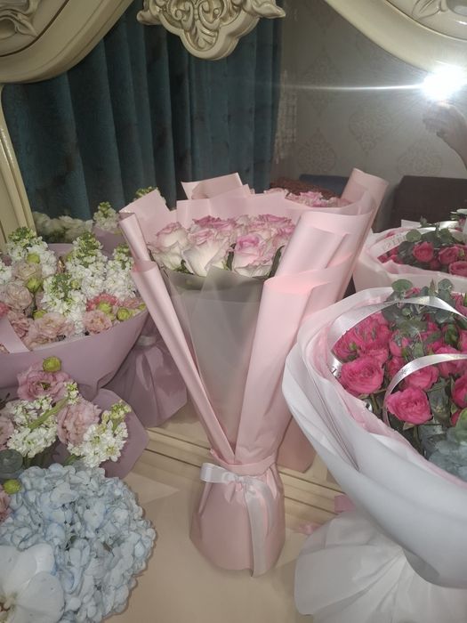 свежие цветы 11 штук