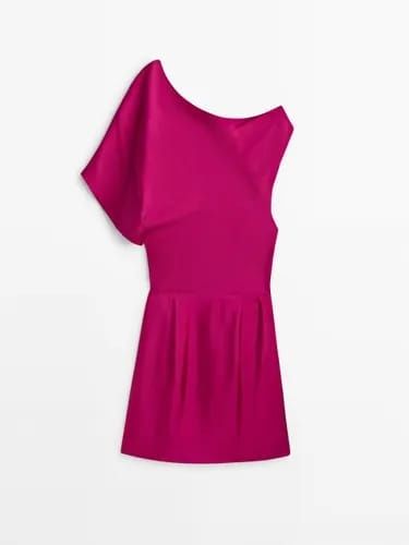 Rochie satinata Massimo Dutti Studio