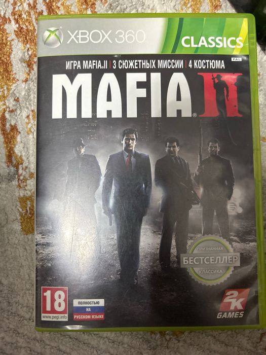 Xbox360 толық комплекті, 3 джойстик, 5 ойын