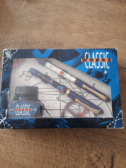 Set pix si stilou cu accesorii din aur 24 carate