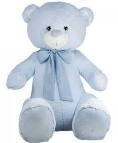 Плюшено мече 120см мечок свеъло син 90101