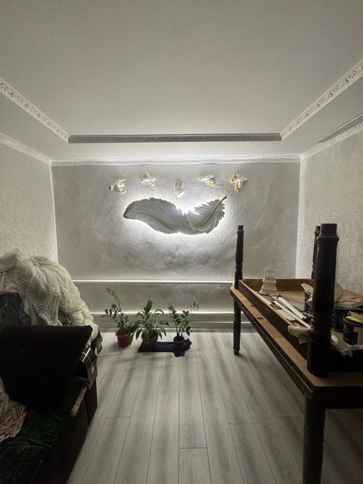 Перья Гипсовая декор