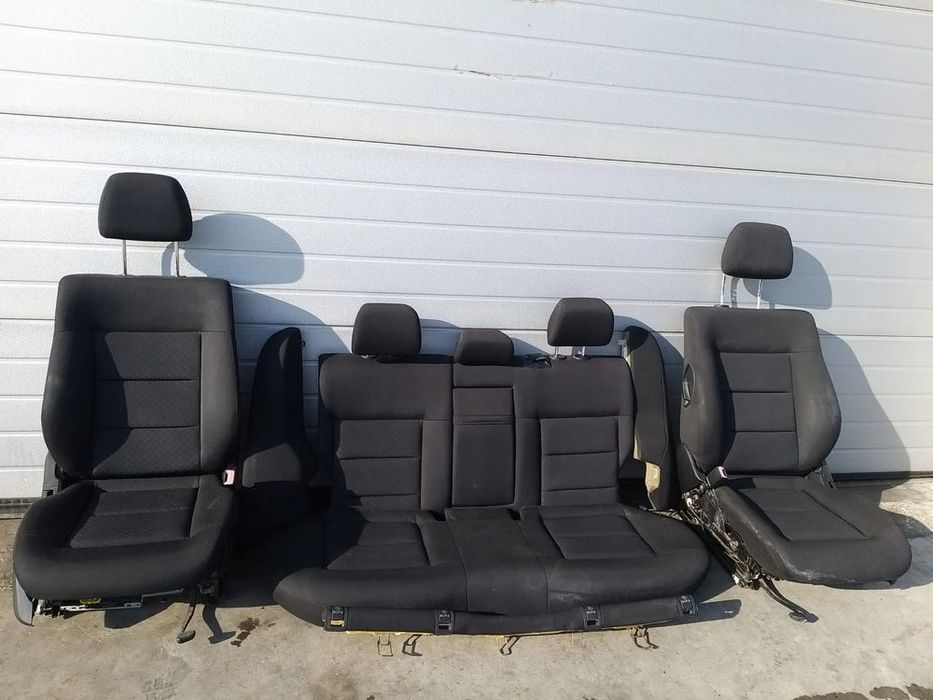 interior scaune bancheta textil semielectric mercedes e-class w212