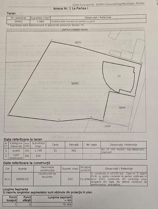 Casa de vanzare sau închiriere în comuna Forotic – poziție centrală