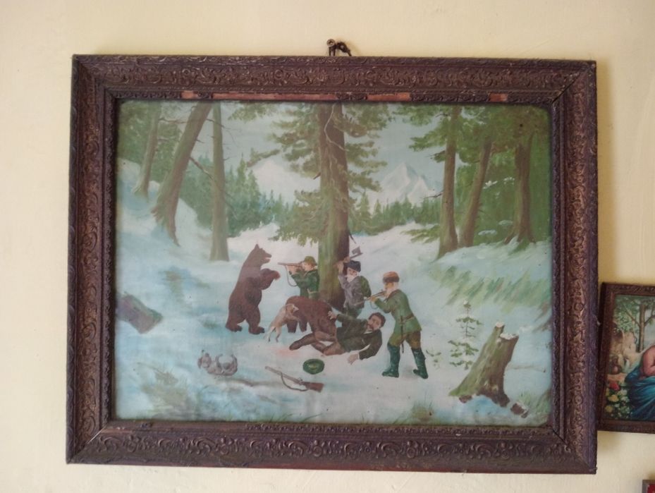 Tablou pictat manual, perioada 1900-1910 – Antic, colecție unică
