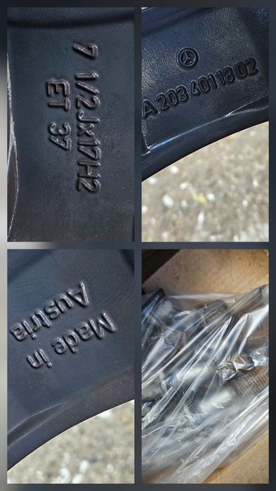 Джанти с гуми 17"   Mercedes  C class w203