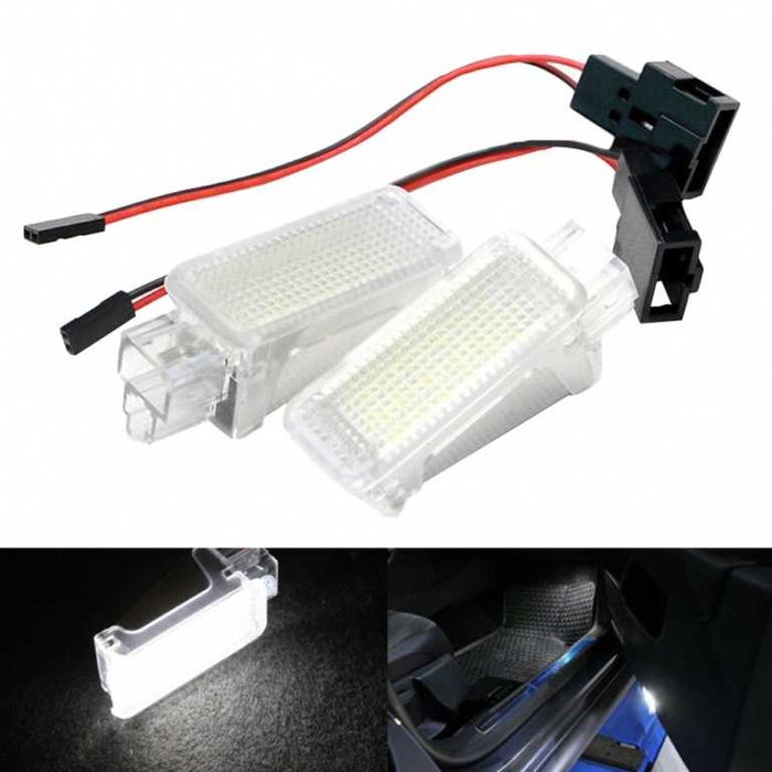 Lampi LED portiere portbagaj picioare torpedou  Vw Audi Skoda Seat