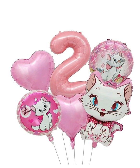 Парти сет украса Пепа Пиг, коте Мари, зайче и коте