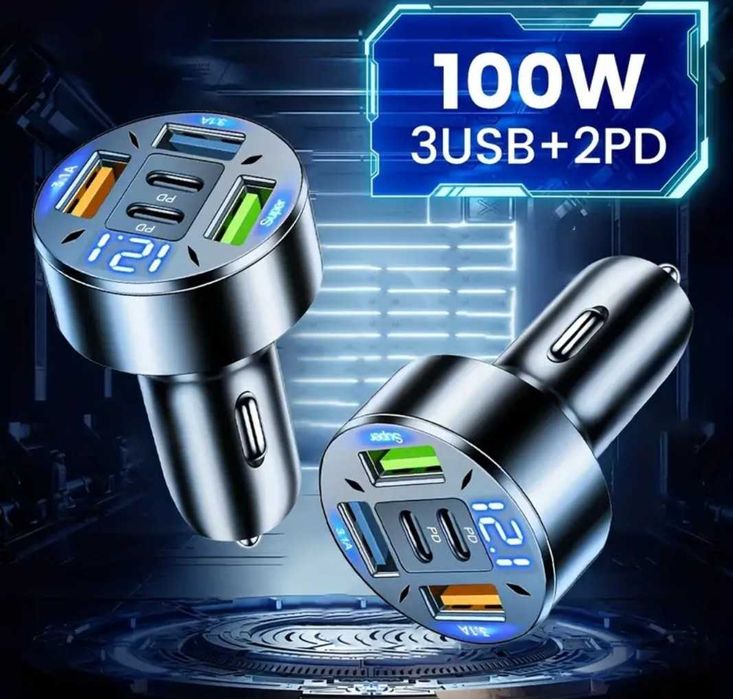 бързо зарядно 12V-24V за телефон за кола-камион-бус-ван-мини ван-джип