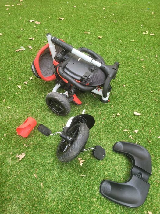 Vand Tricicleta pliabila copii Mondo Moovi - On & Go Explore, rosie