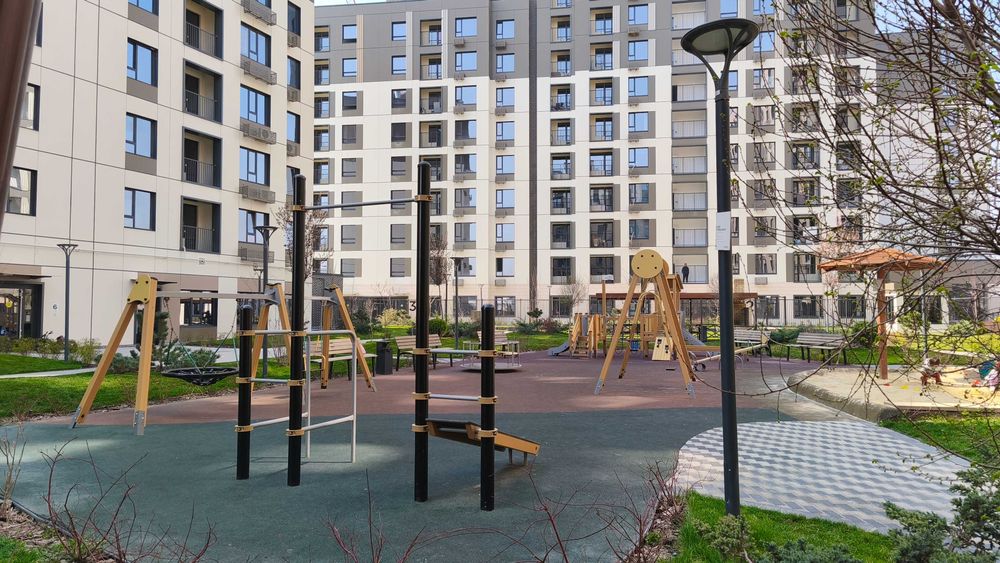 Yu  Евро 2х комнатная 42м2 квартира с готовым ремонтом NRG Zamon