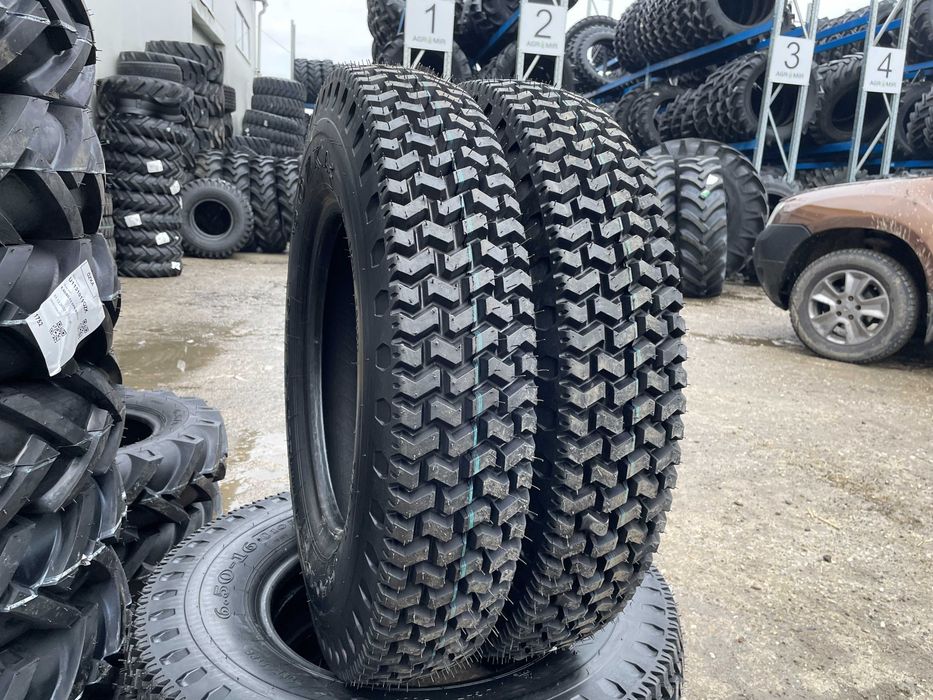 Anvelope noi 6.50-16 C marca OZKA pentru caruta