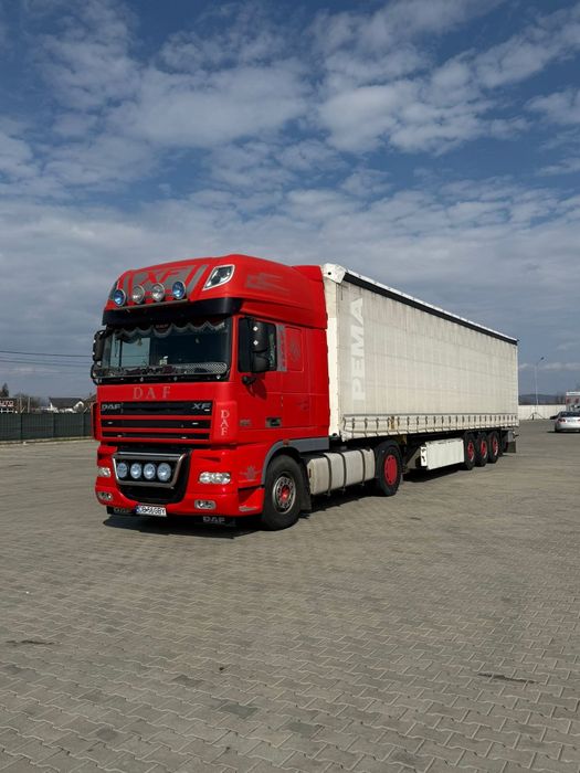 Vând daf xf 105 si semiremorca schmitz