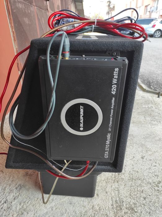 Бас туба с усилвател Blaupunkt