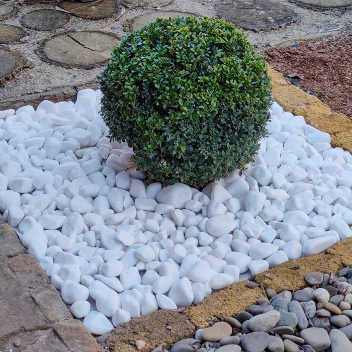 Мраморная галька крошка