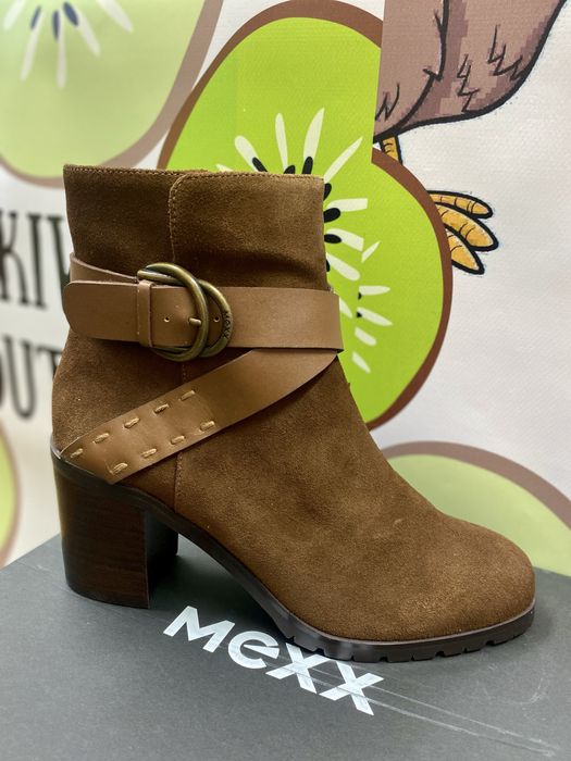 Дамски боти обувки MEXX 40-41 естествена кожа