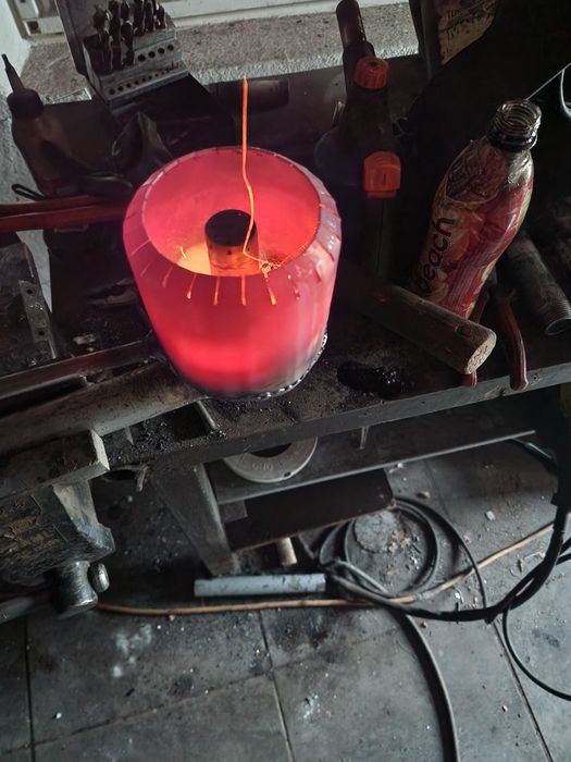 Arzător inox ulei uzat ardere completă