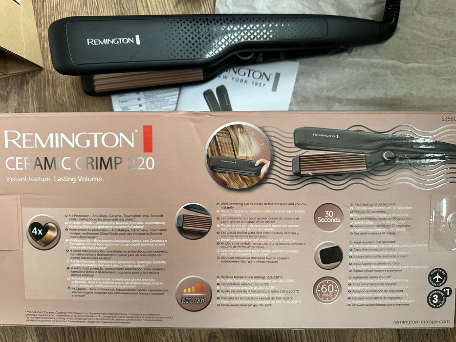 Преса за коса REMINGTON professional малки вафли