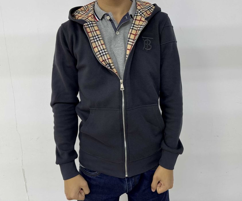 Burberry zip hoodie