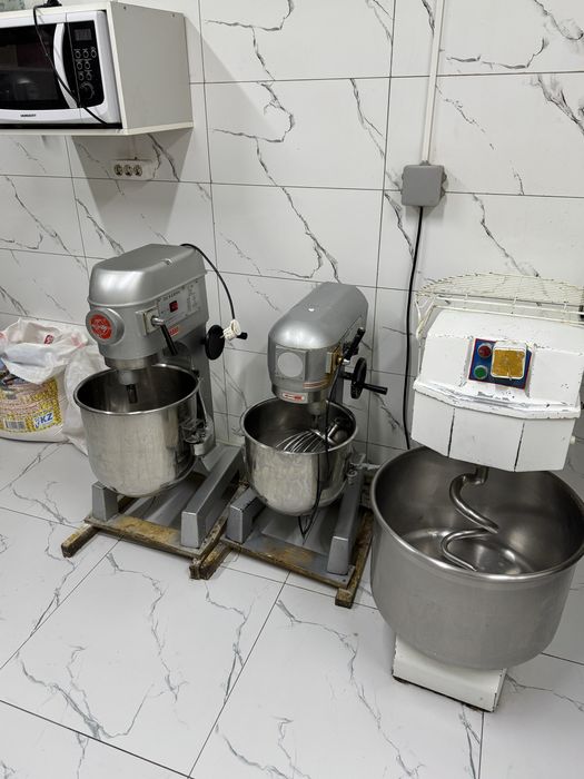 Большие миксеры , тестораскатка печи