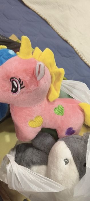 Игрушки мягкие  пакетом