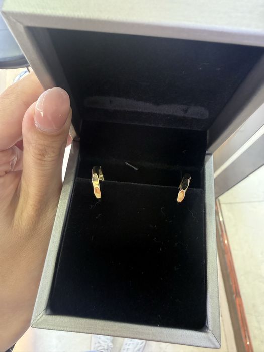 Золотые сережки 750 проба
