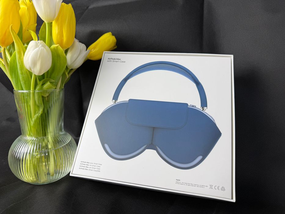 AirPods Max Sky Blue - stare impecabilă (ca noi) - full box original