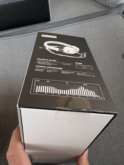 SIGILAT - Casti Marshall Major 4 Bluetooth - Negre