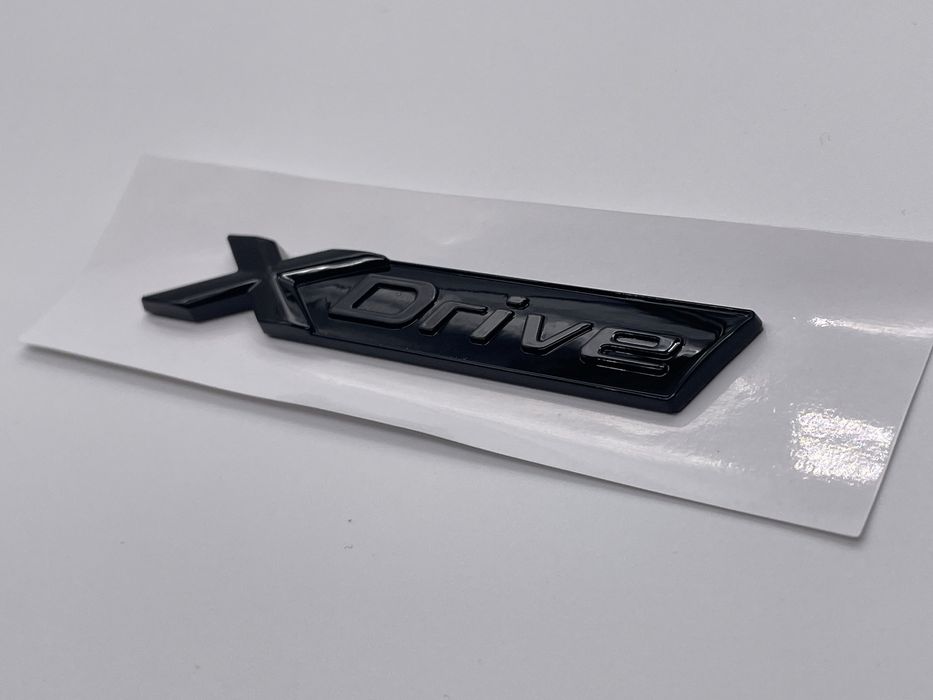 Emblema Compatibila BMW X-drive negru